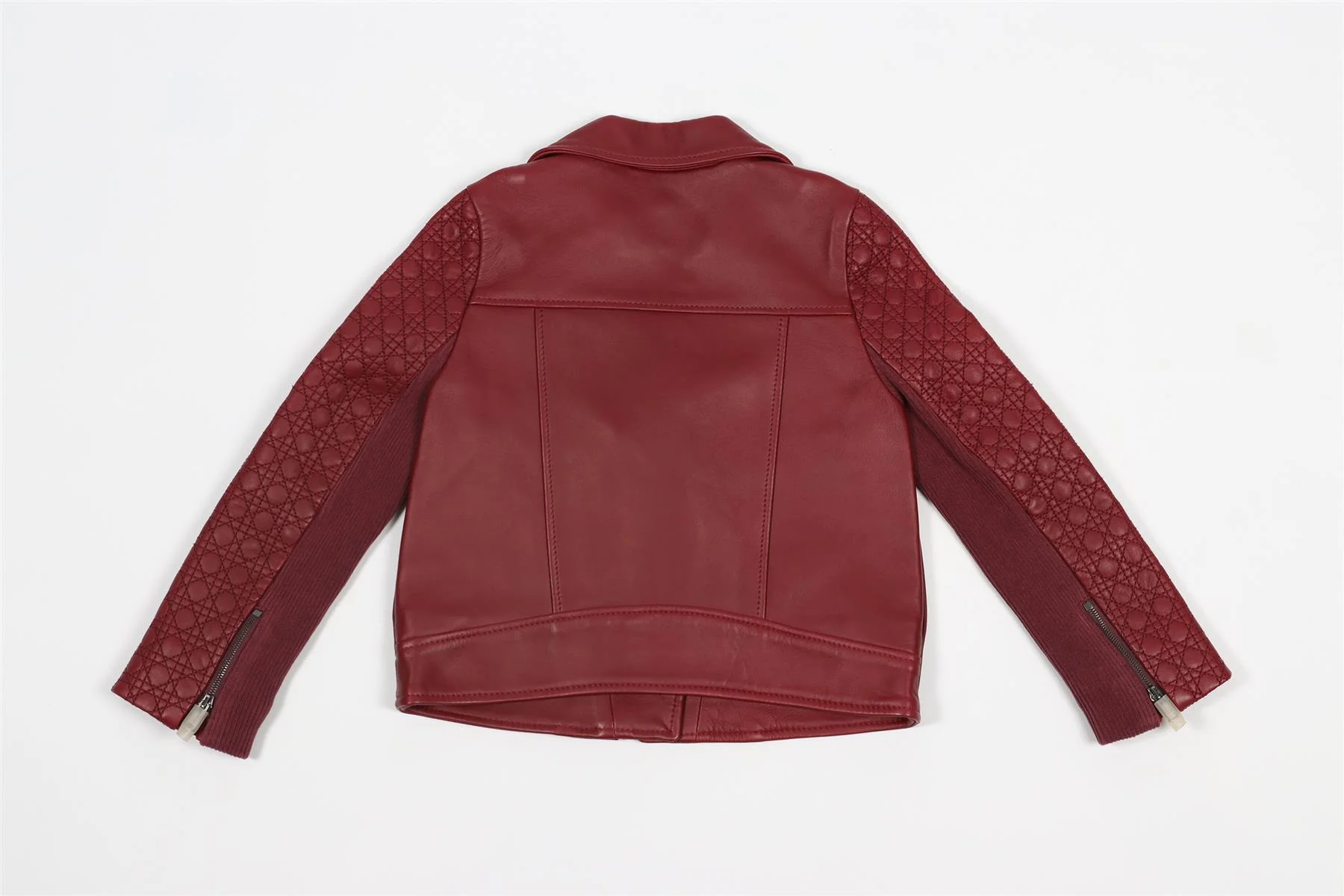 CHRISTIAN DIOR RED KIDS GRILS LEATHER JACKET 4 YEARS - Image 4