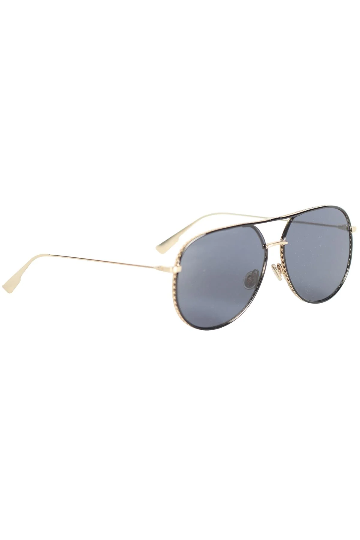 CHRISTIAN DIOR ROUND FRAME METAL SUNGLASSES