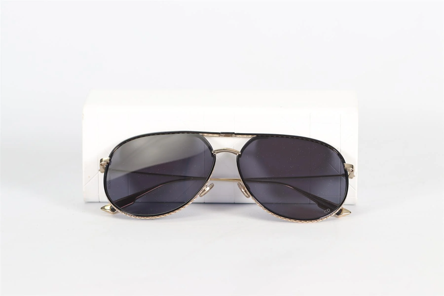 CHRISTIAN DIOR ROUND FRAME METAL SUNGLASSES - Image 9