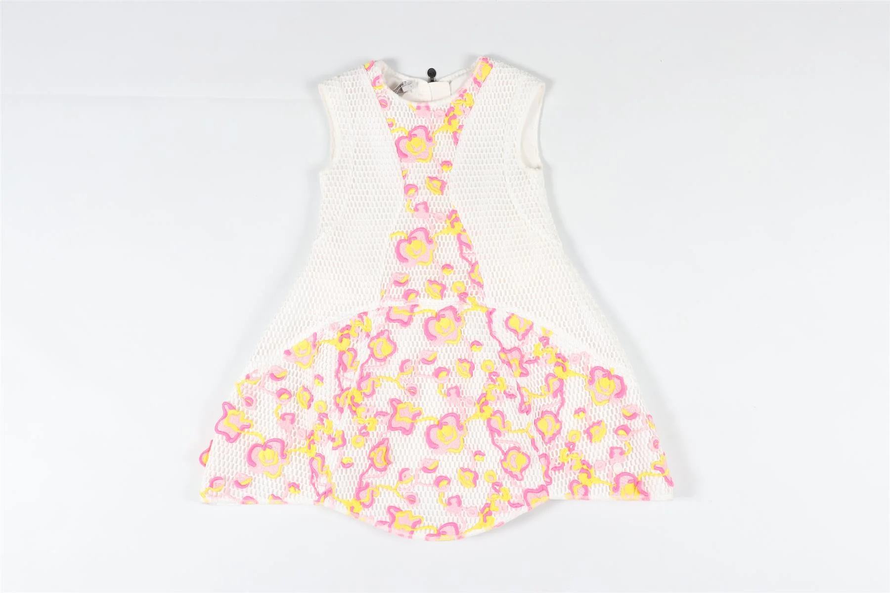 CHRISTIAN DIOR WHITE KIDS GIRLS COTTON DRESS 4 YEARS - Image 2