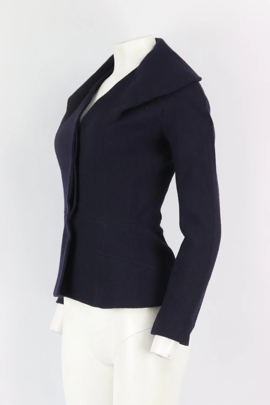 CHRISTIAN DIOR WOOL BOUCLÉ JACKET FR 36 UK 8 - Image 3