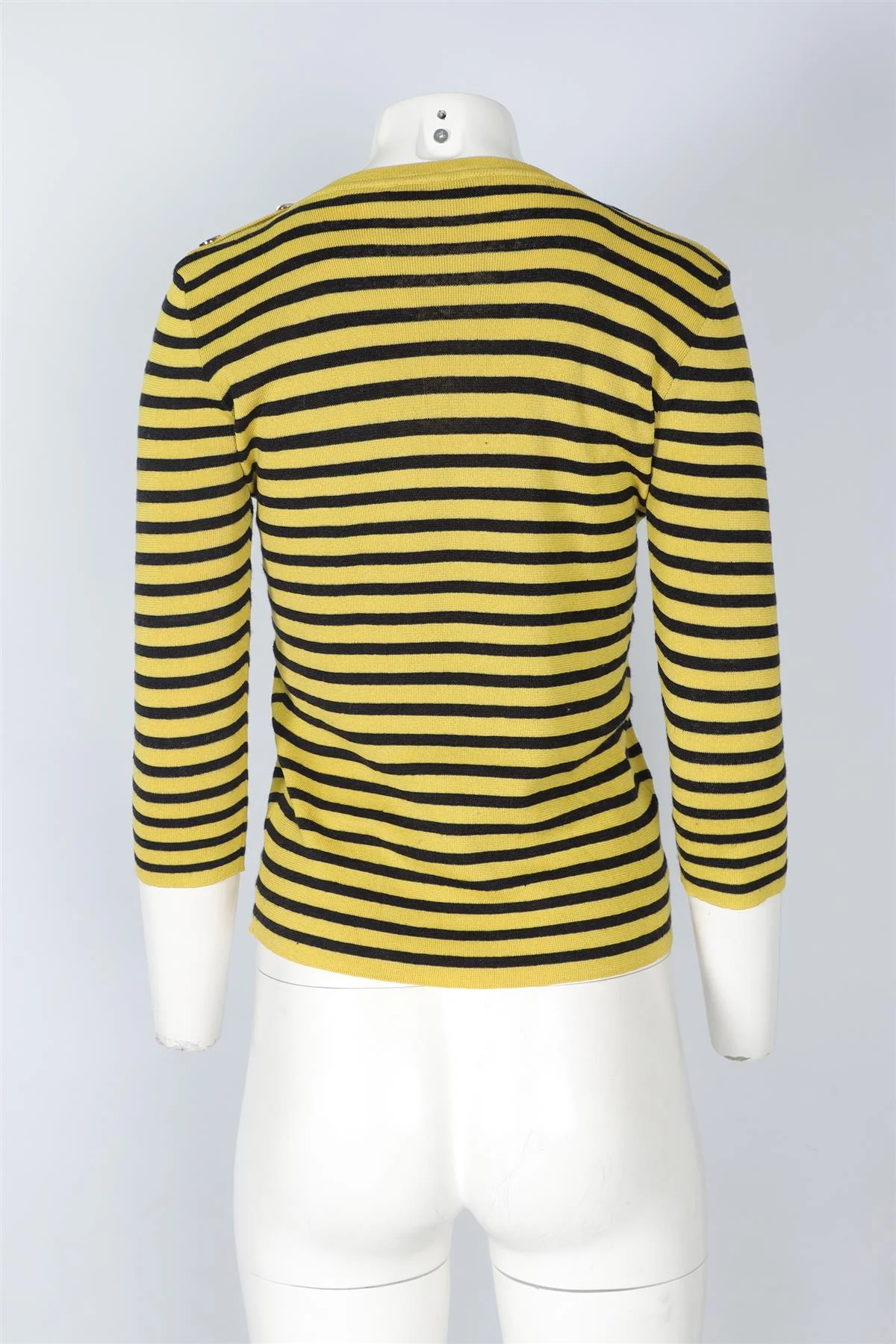 CHRISTIAN DIOR YELLOW COTTON TOP MEDIUM - Image 4