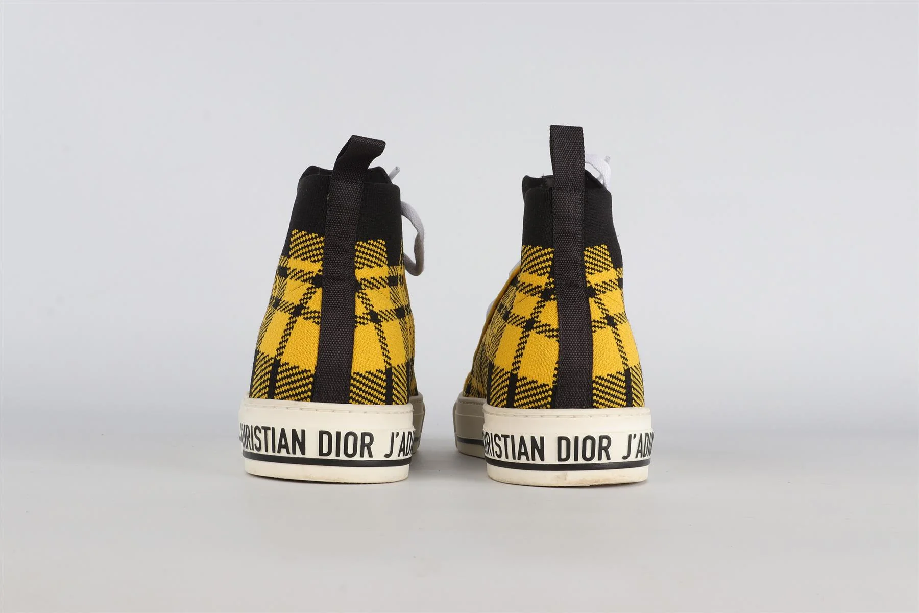 CHRISTIAN DIOR YELLOW WALK'N'DIOR KNIT SNEAKERS EU 41 UK 8 US 11 - Image 5