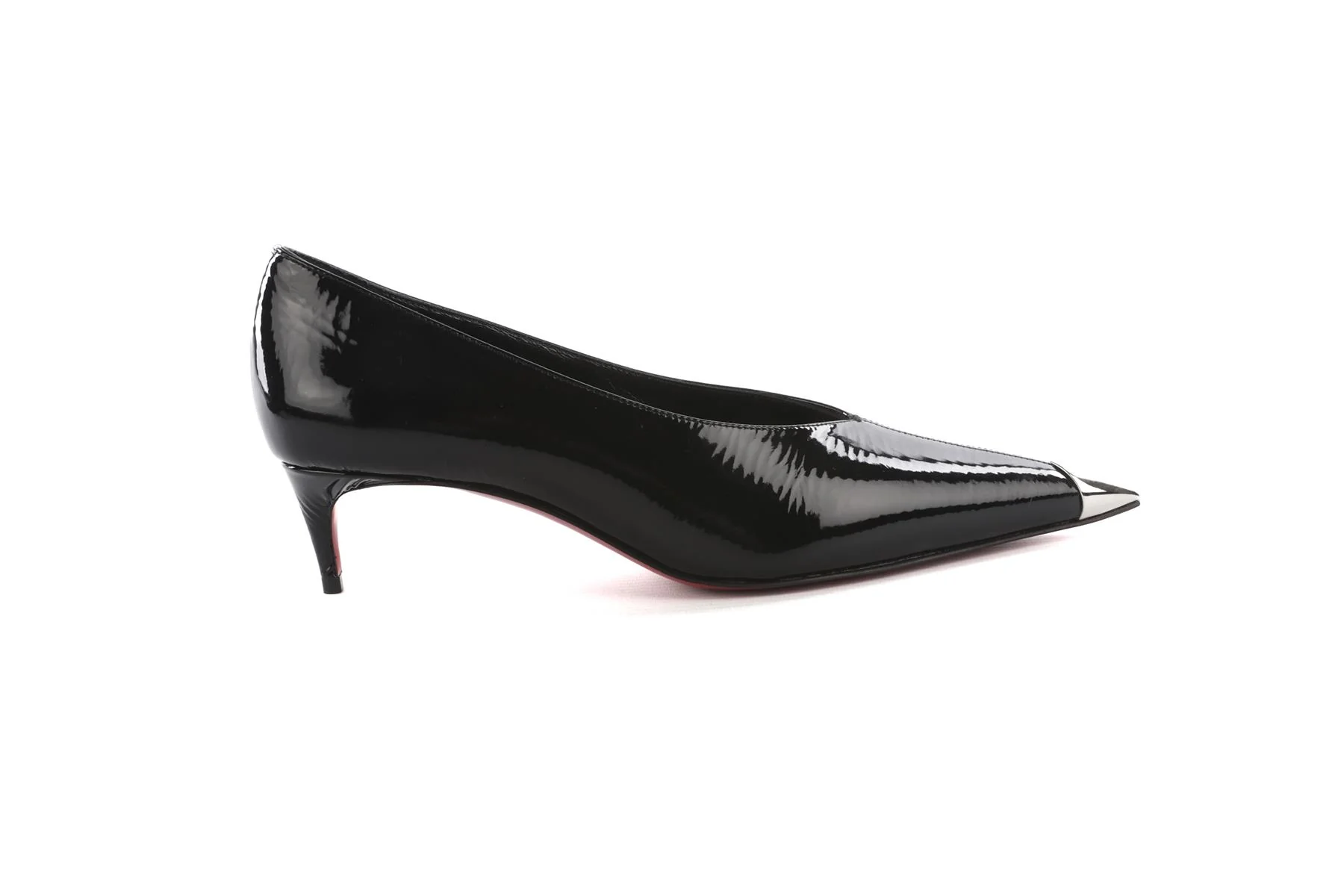 Christian Louboutin Black Katissima Patent Leather Pumps EU 37 UK 4 US 7 - Image 2