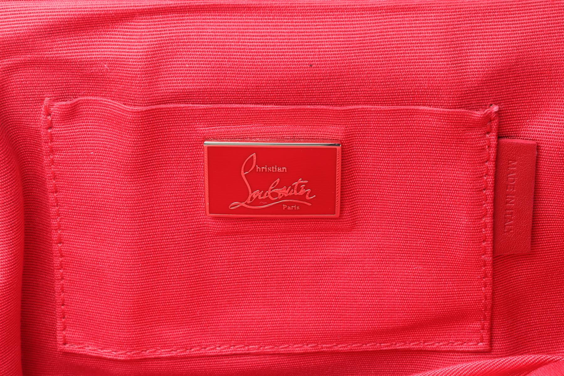CHRISTIAN LOUBOUTIN BLACK MISS LOUBI PATENT LEATHER CLUTCH - Image 12