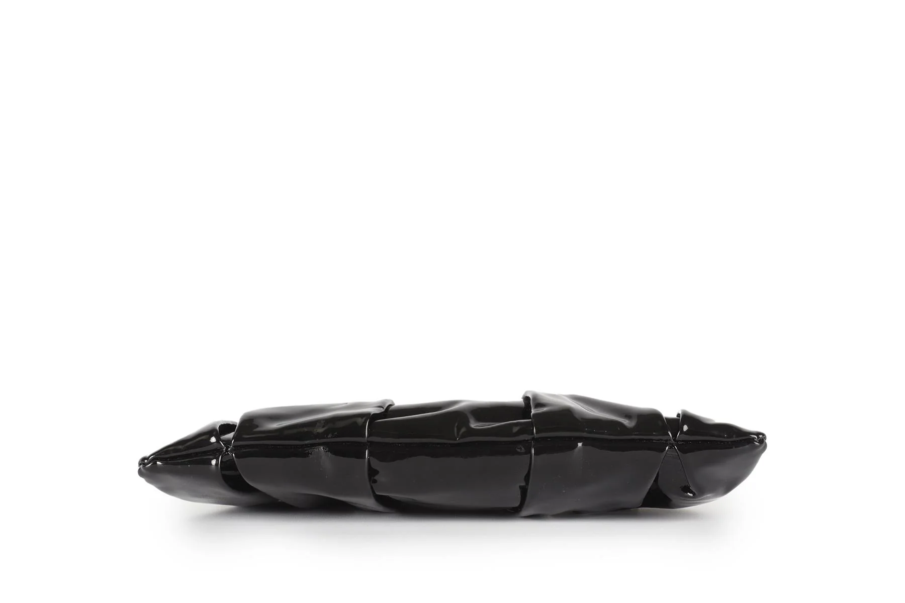 CHRISTIAN LOUBOUTIN BLACK MISS LOUBI PATENT LEATHER CLUTCH - Image 8