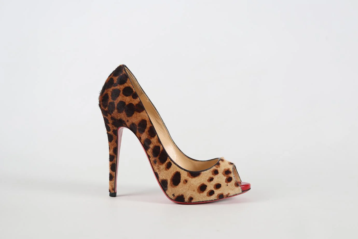 CHRISTIAN LOUBOUTIN CALF HAIR AND LEATHER PUMPS EU 38.5 UK 5.5 US 8.5 - Image 2