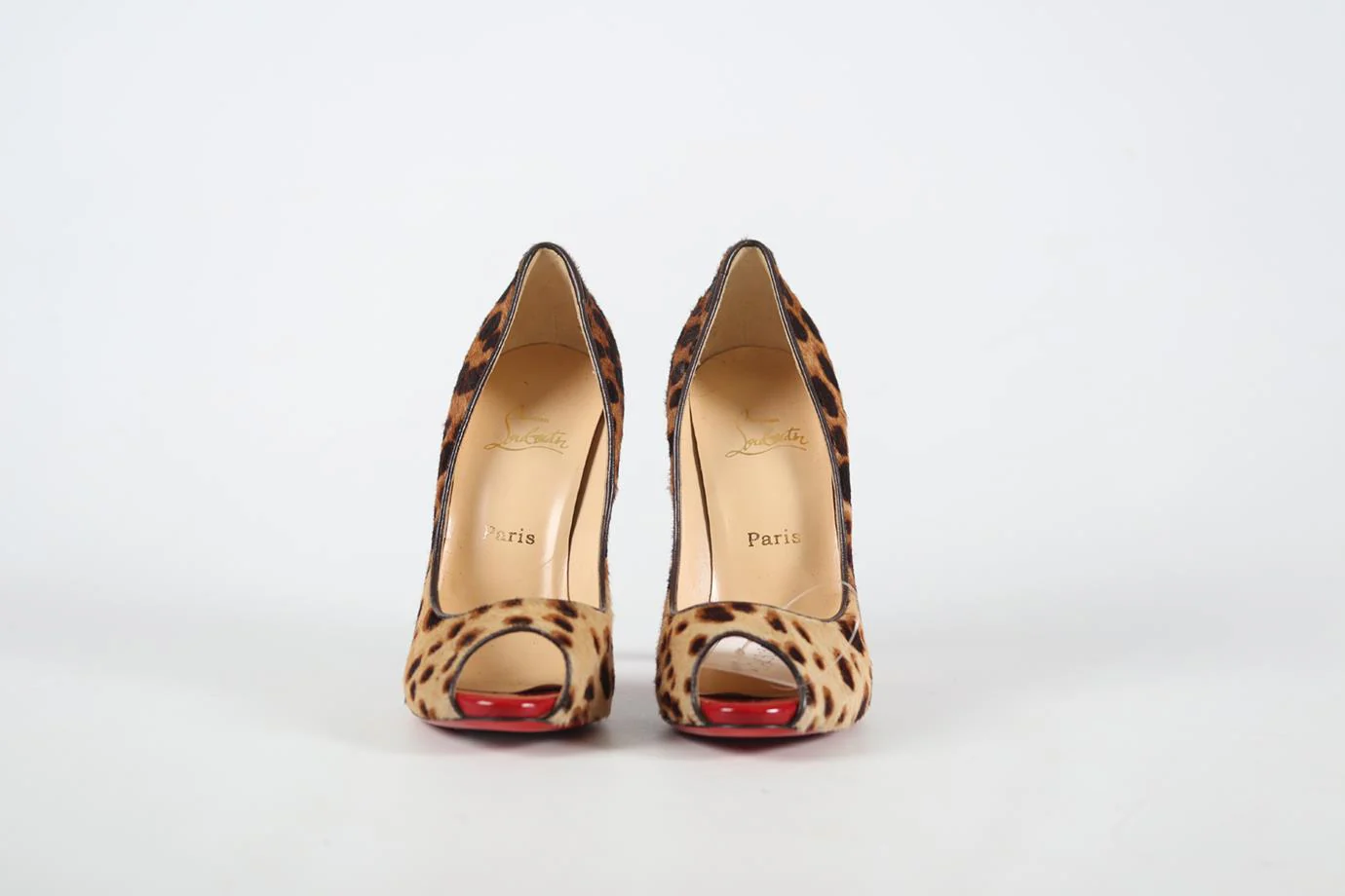 CHRISTIAN LOUBOUTIN CALF HAIR AND LEATHER PUMPS EU 38.5 UK 5.5 US 8.5 - Image 3