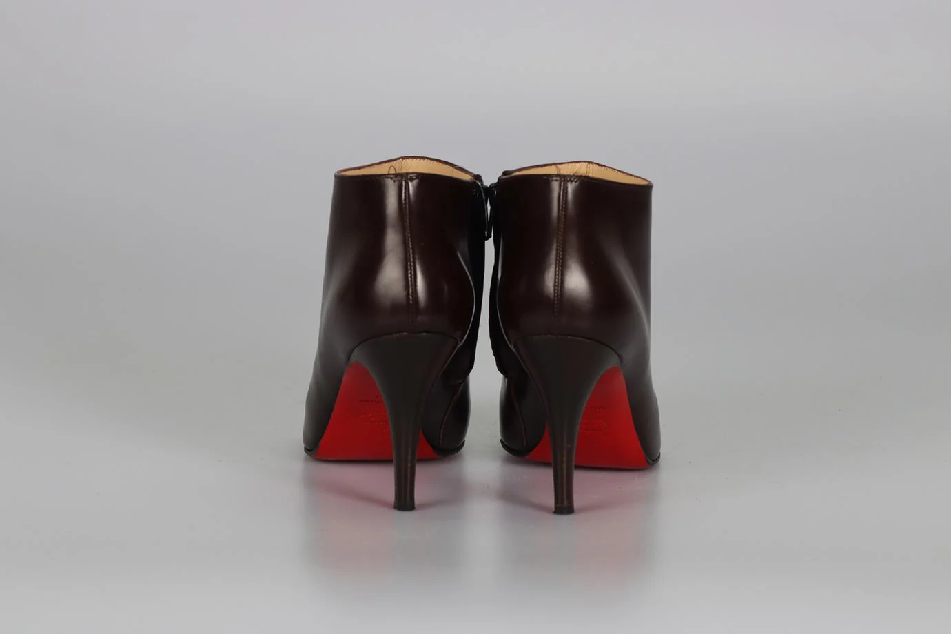 CHRISTIAN LOUBOUTIN LEATHER ANKLE BOOTS EU 39 UK 6 US 9 - Image 4