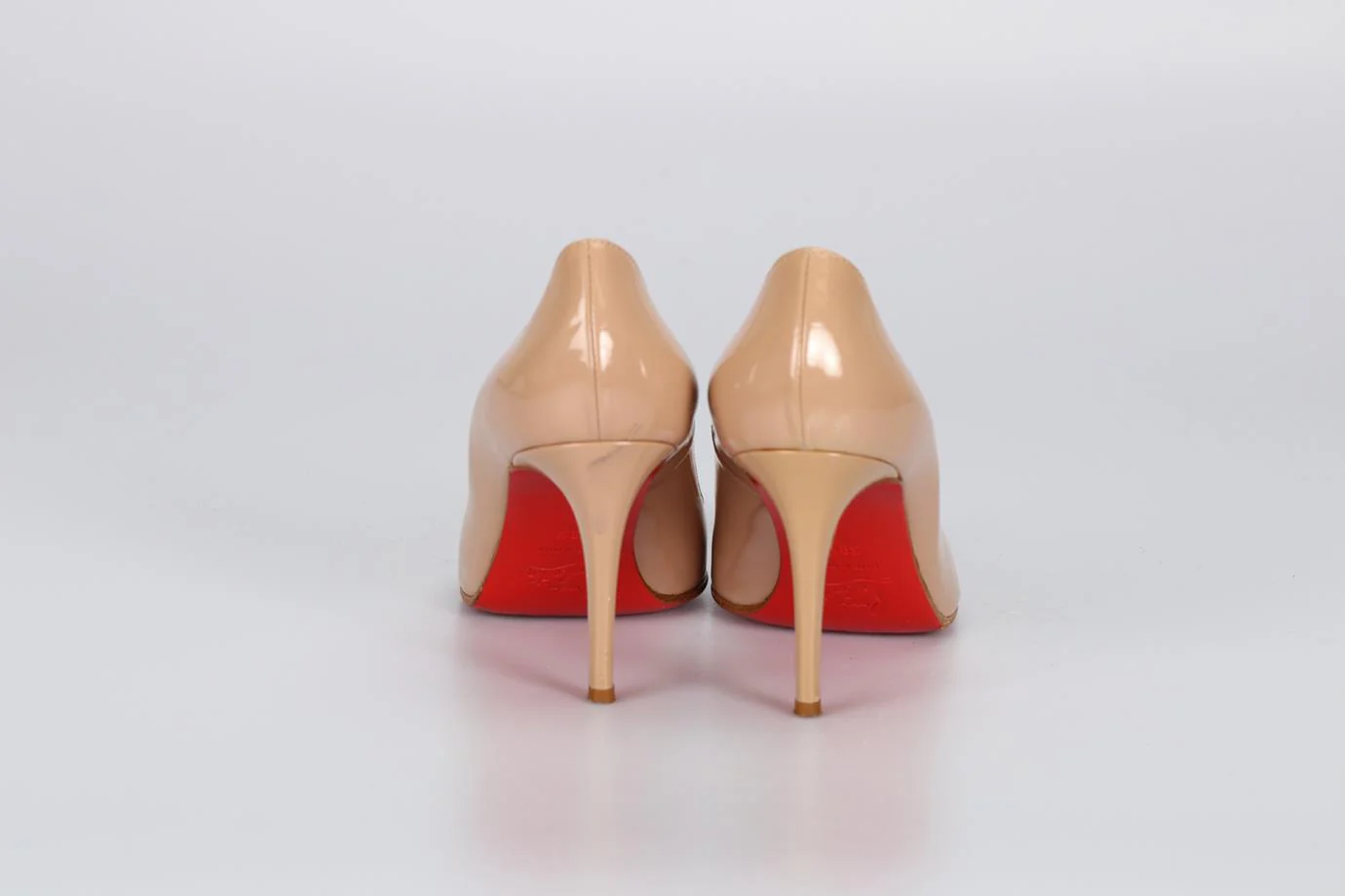CHRISTIAN LOUBOUTIN PATENT LEATHER PUMPS EU 38.5 UK 5.5 US 8.5 - Image 4