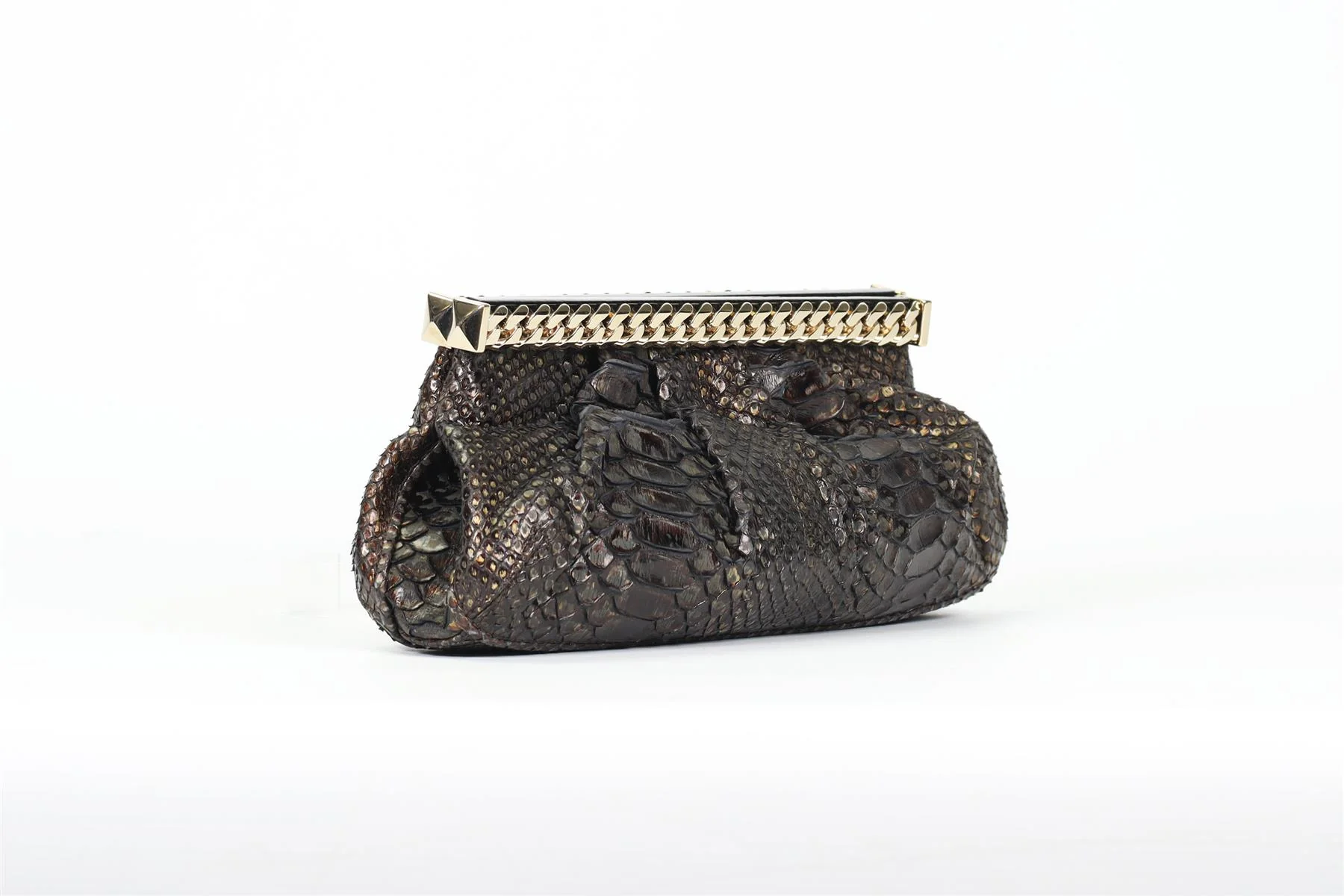 CHRISTIAN LOUBOUTIN SNAKESKIN CLUTHCH - Image 3