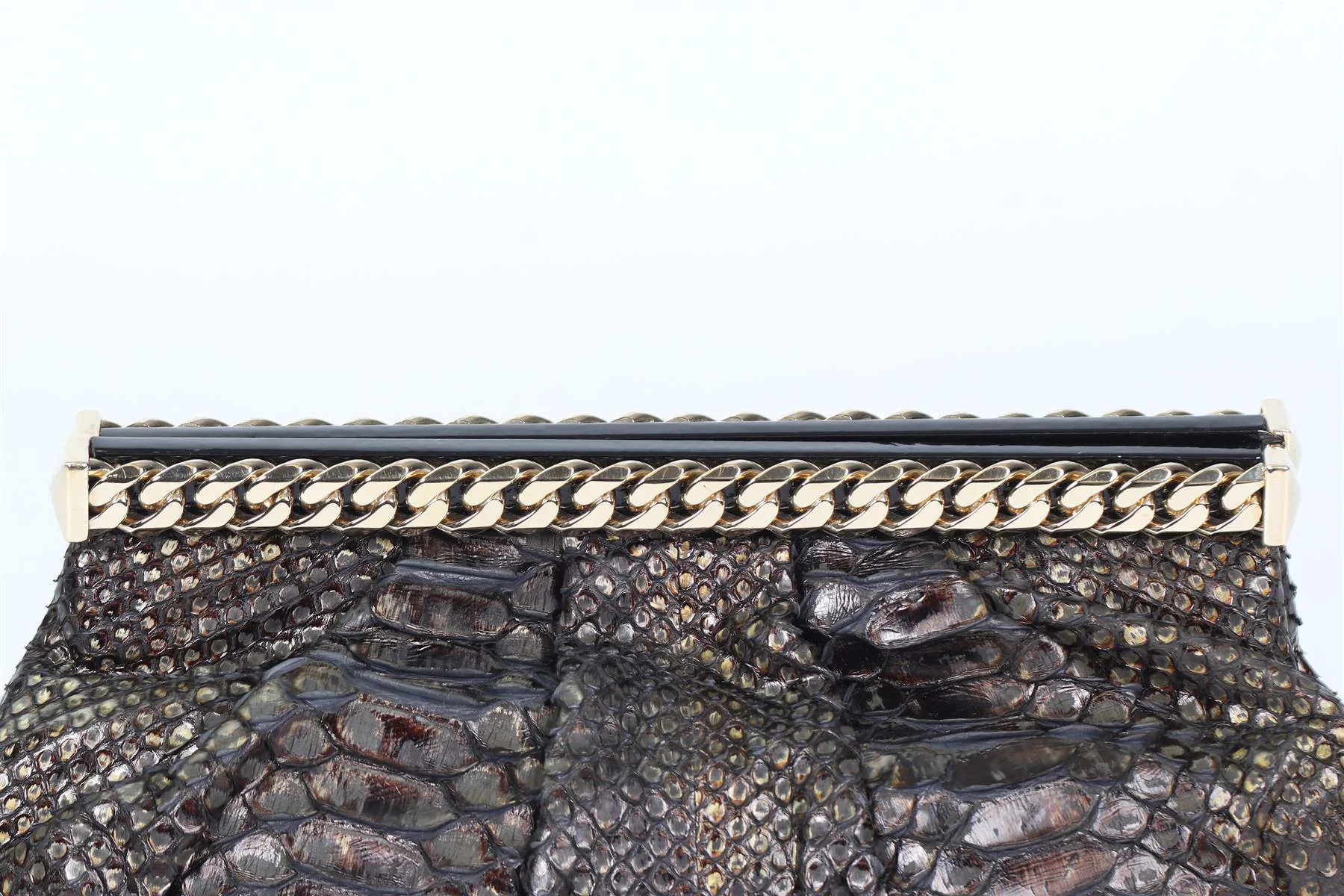 CHRISTIAN LOUBOUTIN SNAKESKIN CLUTHCH - Image 8