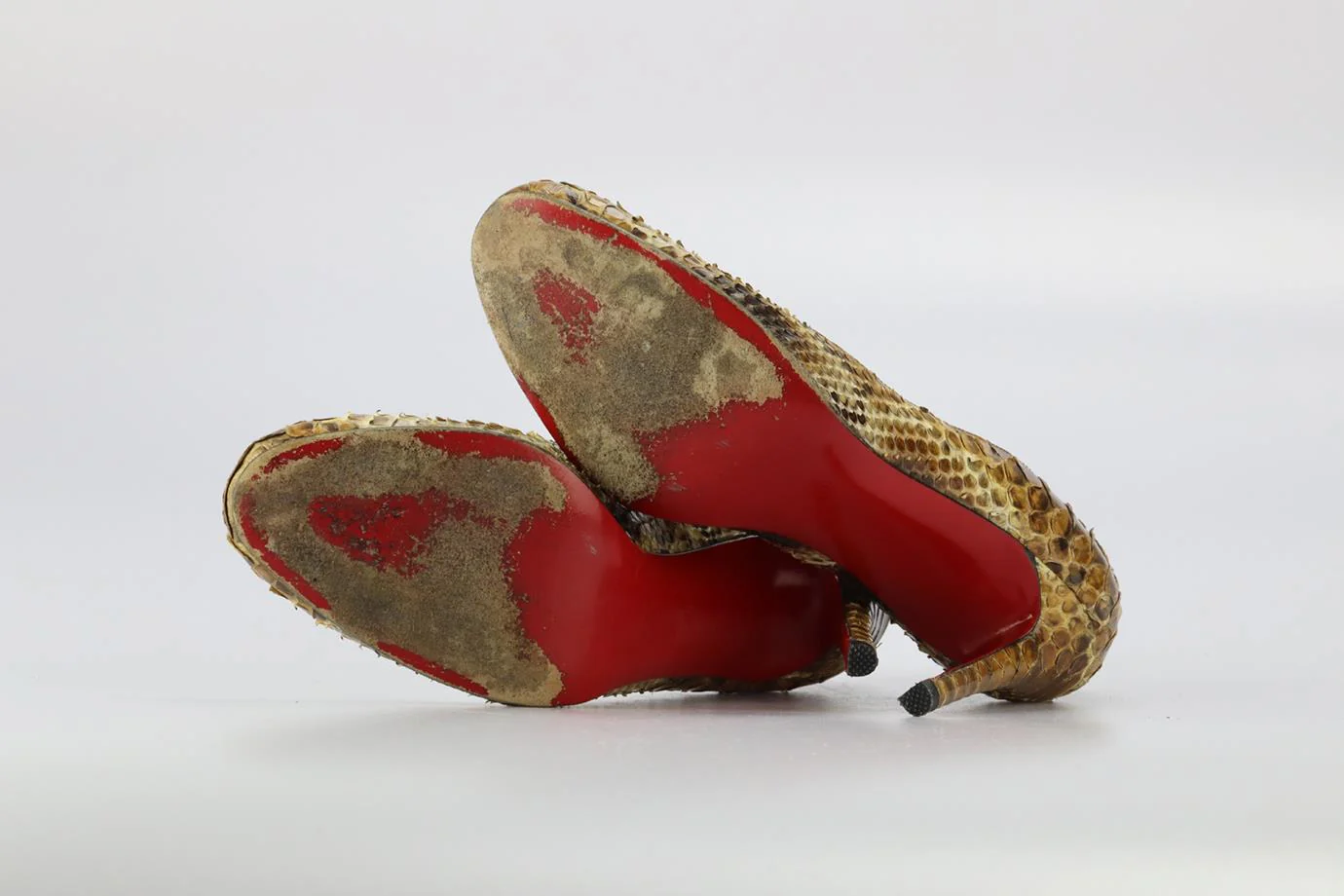 CHRISTIAN LOUBOUTIN SNAKESKIN PUMPS EU 38 UK 5 US 8 - Image 5