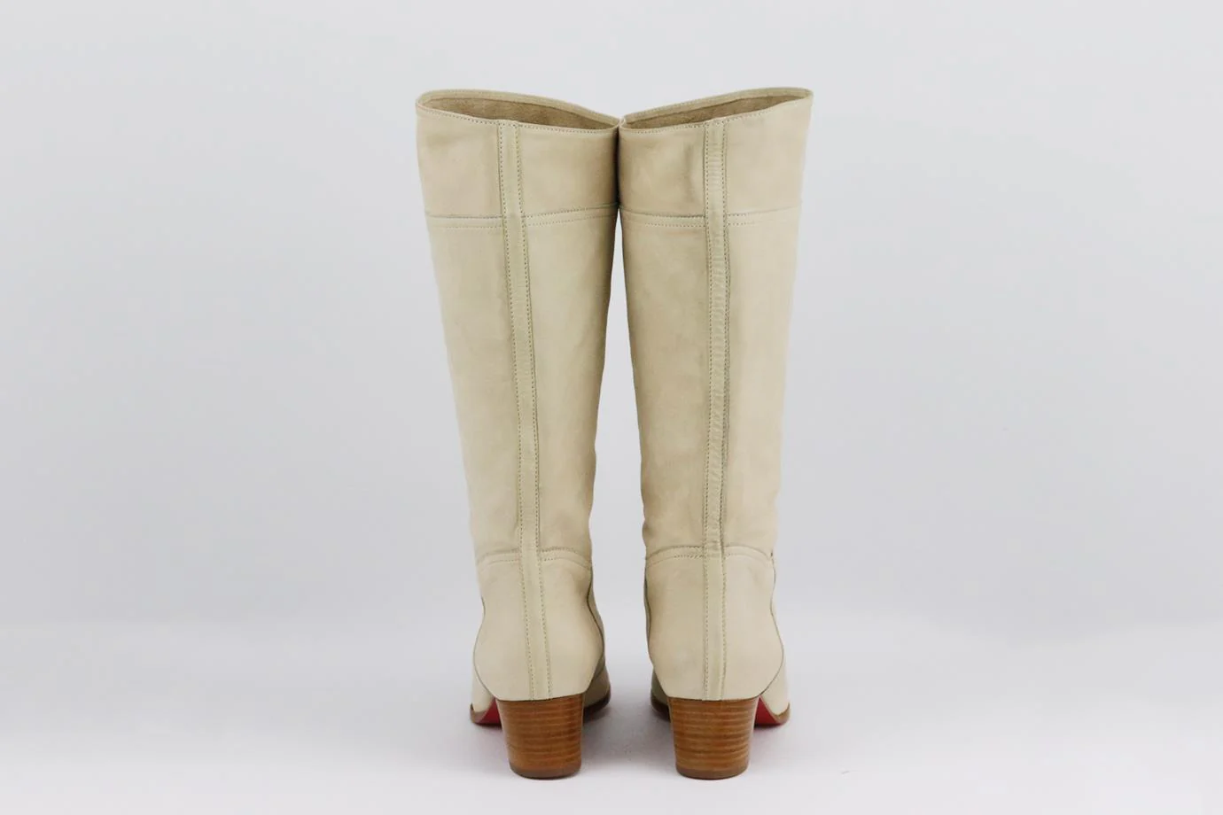 CHRISTIAN LOUBOUTIN SUEDE BOOTS EU 39.5 UK 6.5 US 9.5 - Image 4