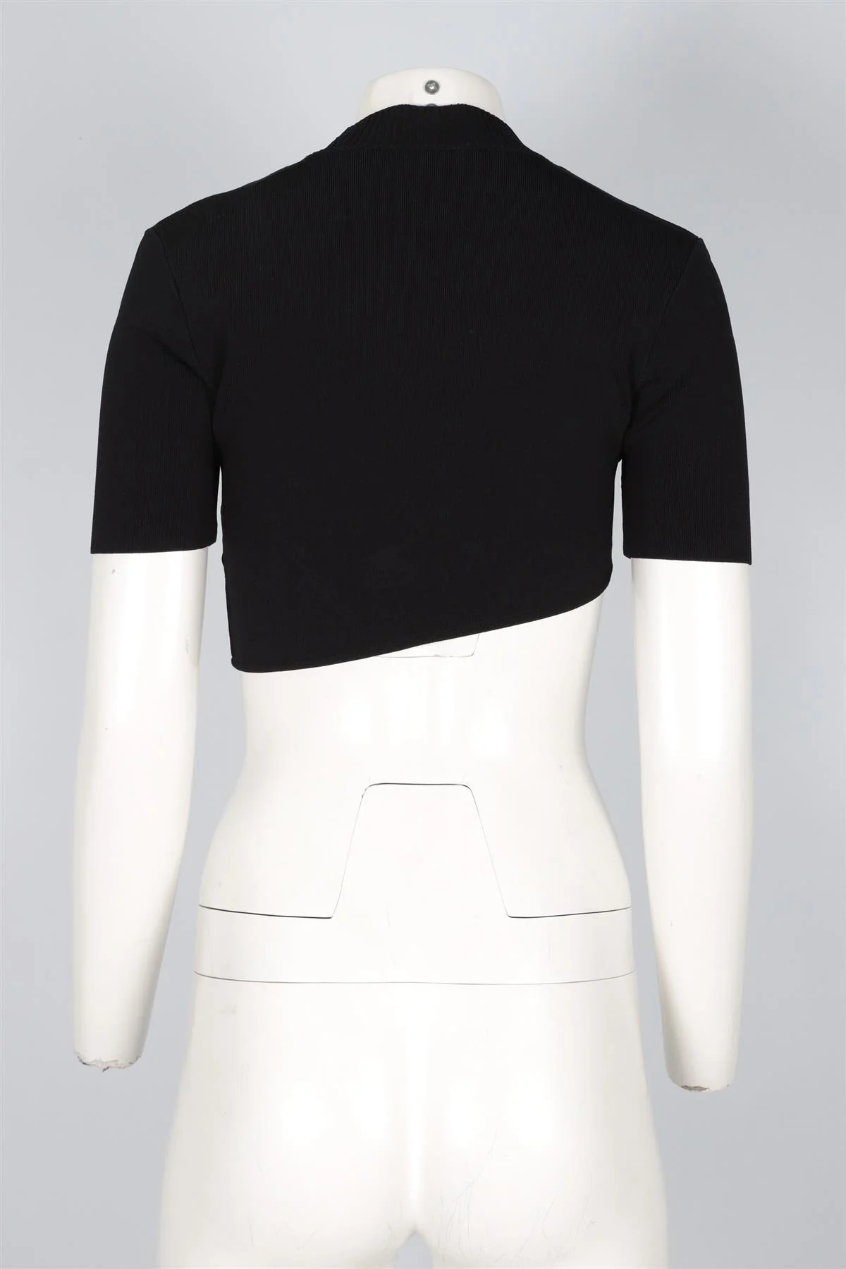 CHRISTOPHER ESBER BLACK KNIT TOP MEDIUM - Image 4