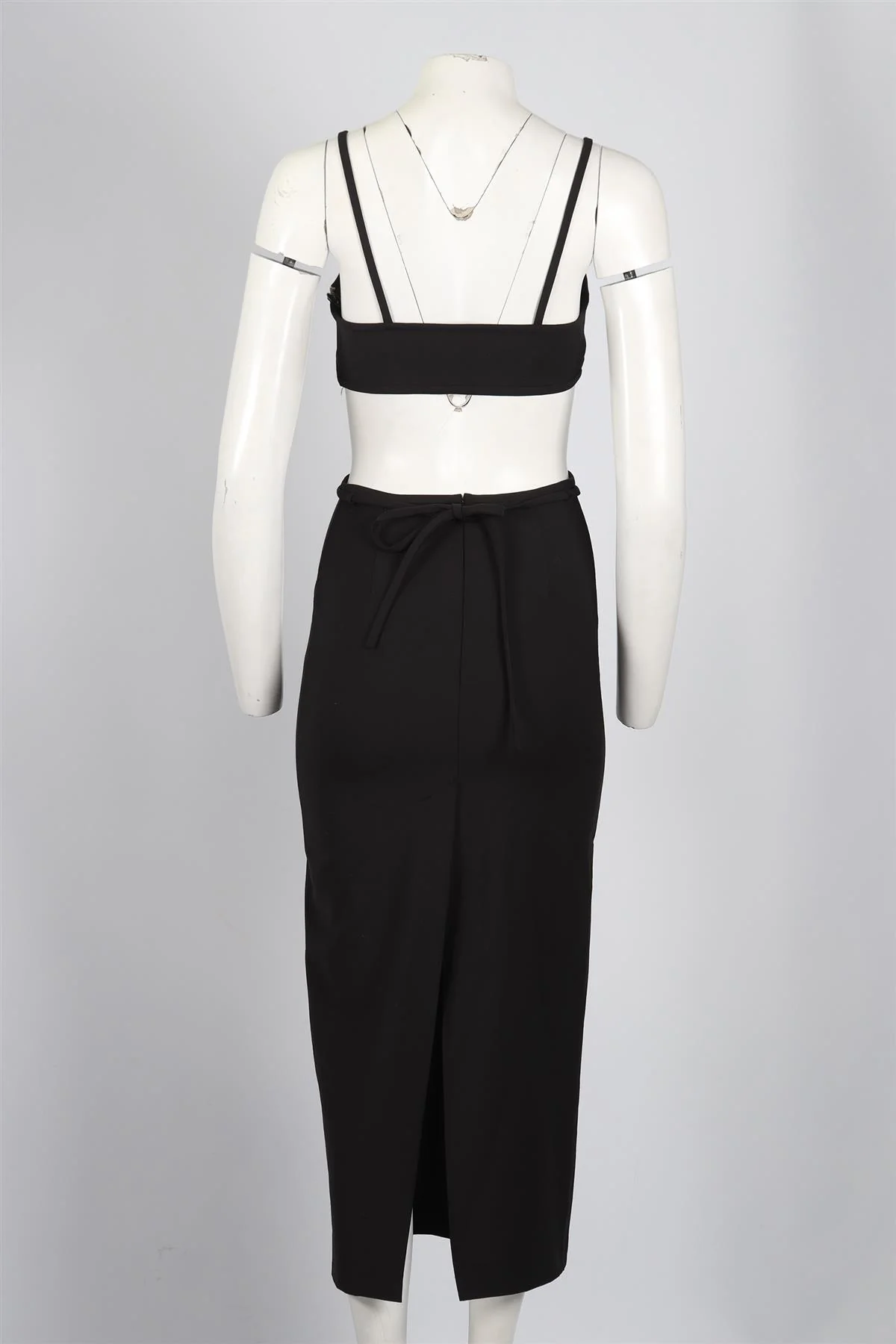 CHRISTOPHER ESBER WOOL BLEND MAXI DRESS UK 8 - Image 4