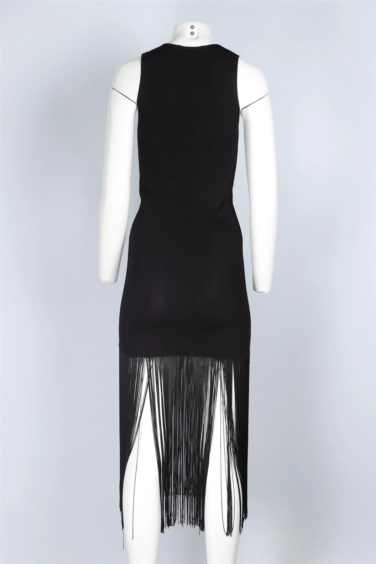 CHRISTOPHER KANE BLACK KNIT MAXI DRESS MEDIUM - Image 4