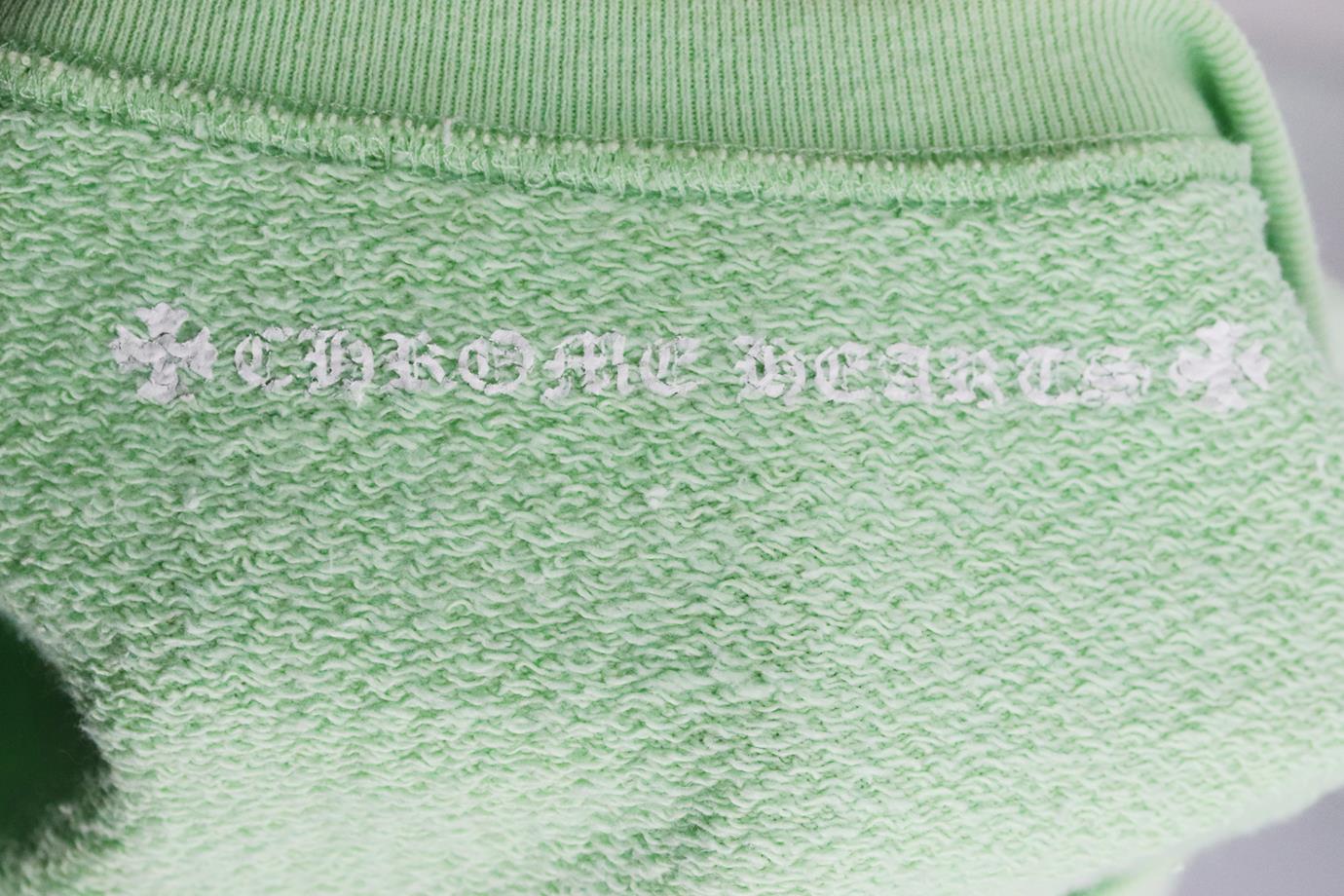 CHROME HEARTS + MATTY BOY PRINTED COTTON TERRY SWEATSHIRT XLARGE - Image 5
