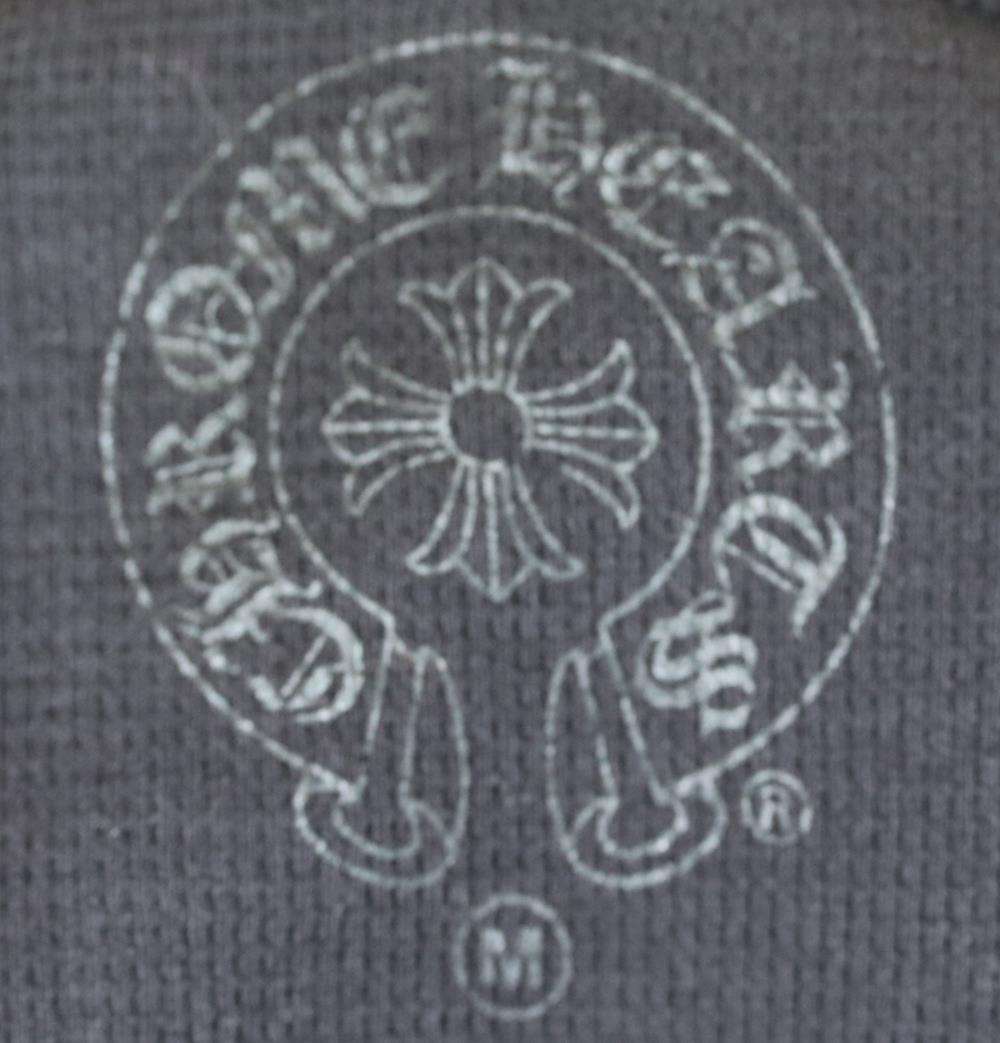 CHROME HEARTS PRINTED COTTON JERSEY HOODED SWEATSHIRT MEDIUM - Image 6