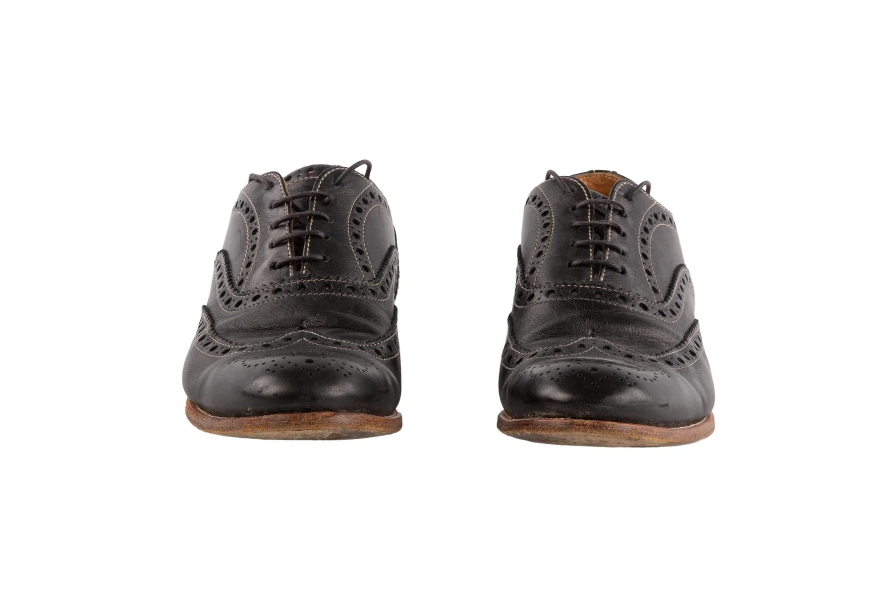 CHURCH'S NAVY LEATHER BROGUES EU 38.5 UK 5.5 US 8.5 - Image 3