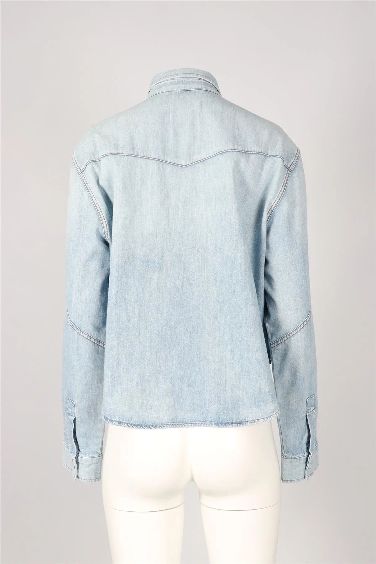 CITIZENS OF HUMANITY BLUE DENIM SHIRT - Image 4