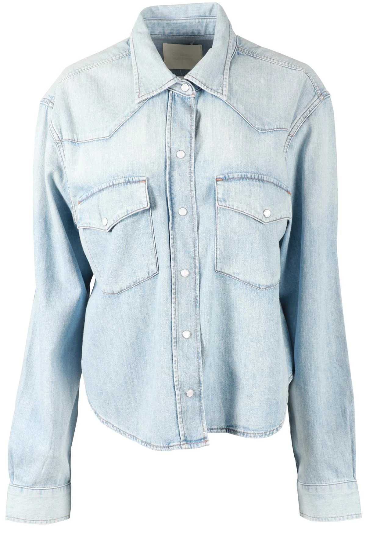 CITIZENS OF HUMANITY BLUE DENIM SHIRT - Image 7