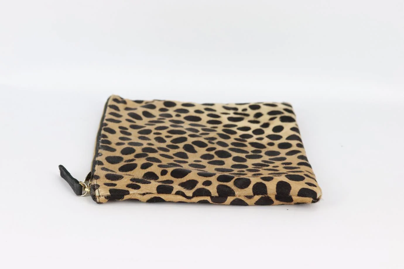 CLAIRE VIVIER LEOPARD PRINT CALF HAIR POUCH - Image 4