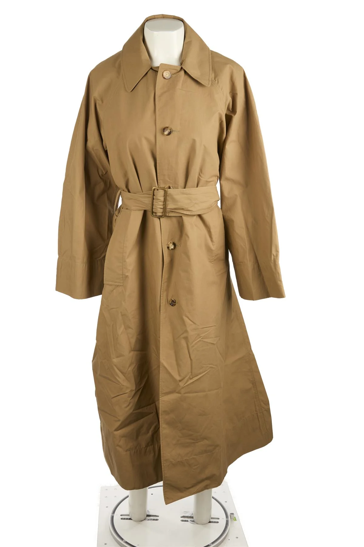 CLOTH.WORK BROWN COTTON COAT - Image 2