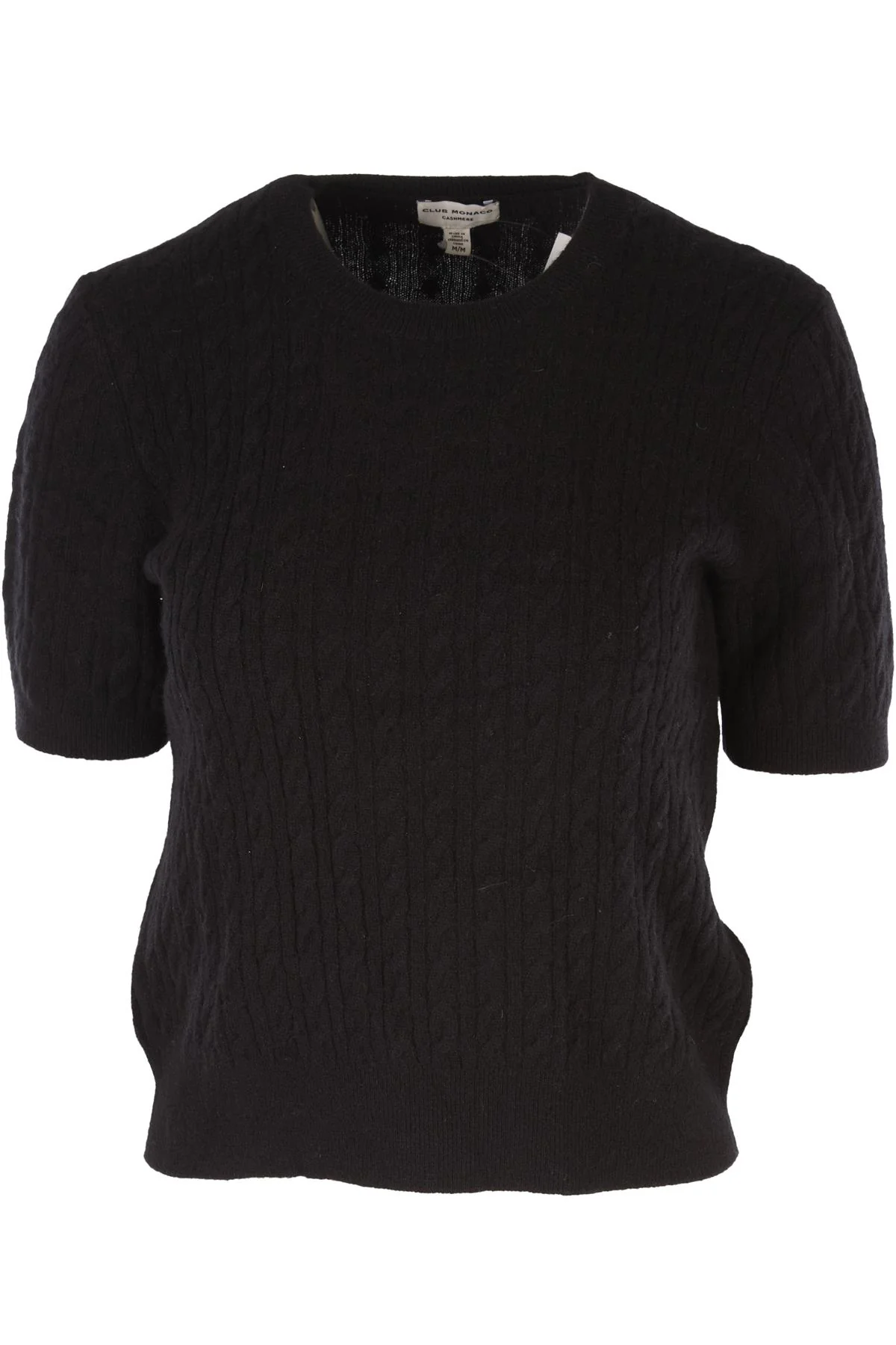 CLUB MONACO BLACK CASHMERE SWEATER MEDIUM