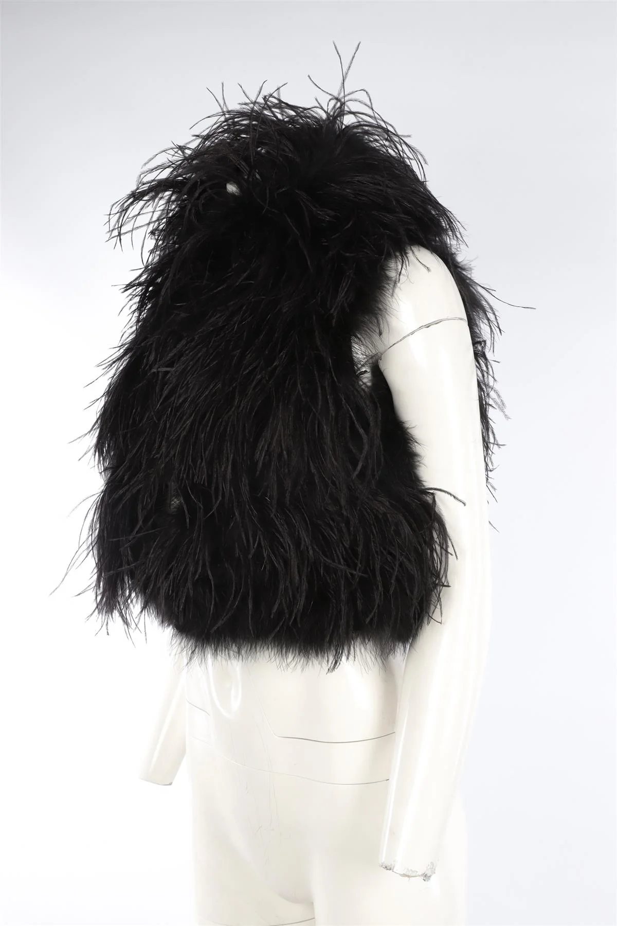 CO BLACK FEATHER GILET XSMALL - Image 3