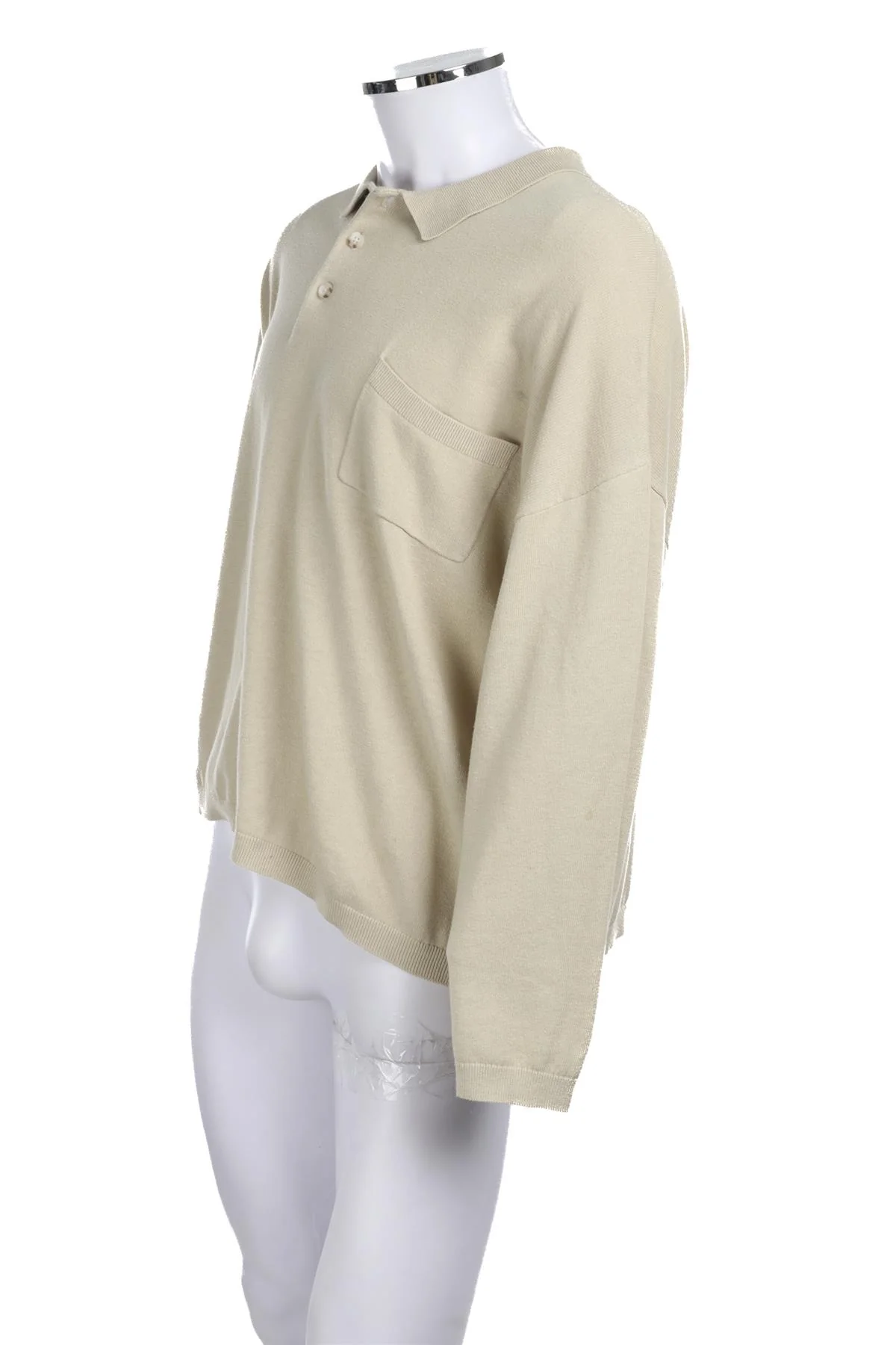 COMMAS CREAM MENS COTTON JUMPER SMALL - Image 3