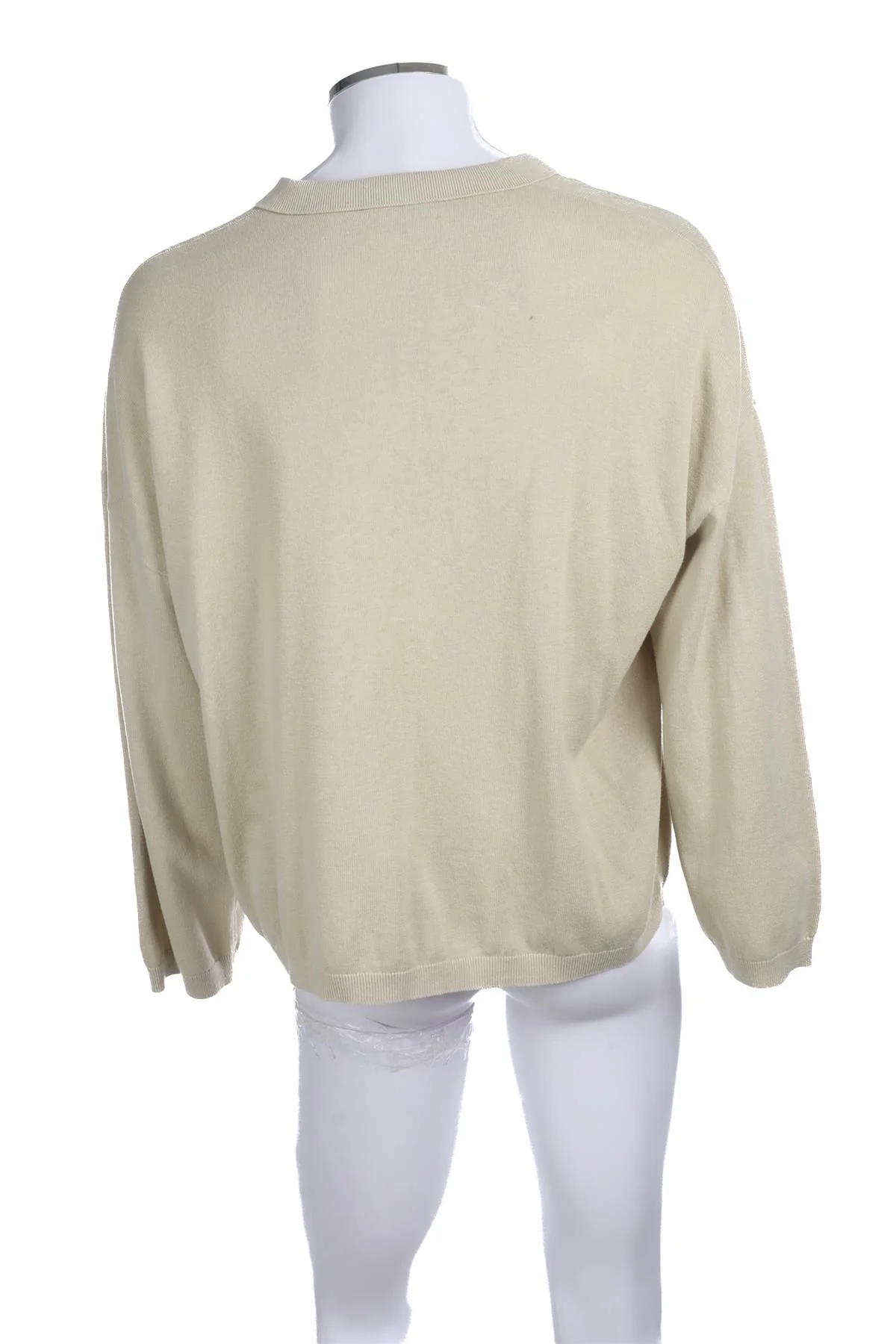 COMMAS CREAM MENS COTTON JUMPER SMALL - Image 4