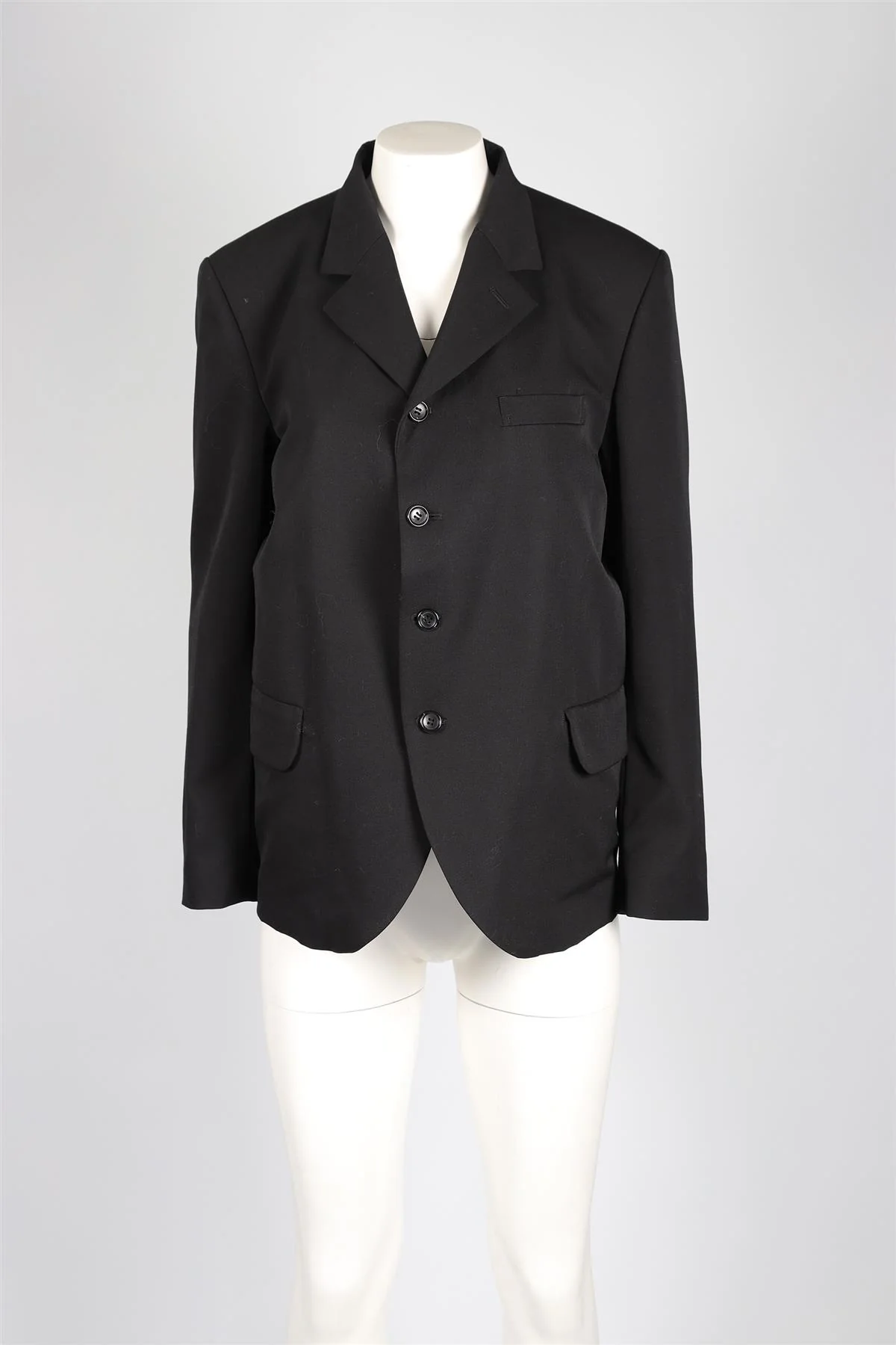 COMME DES GARÇONS BLACK 2024 WOOL BLAZER LARGE - Image 2