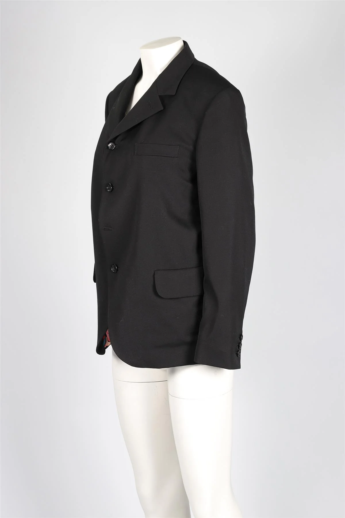 COMME DES GARÇONS BLACK 2024 WOOL BLAZER LARGE - Image 4