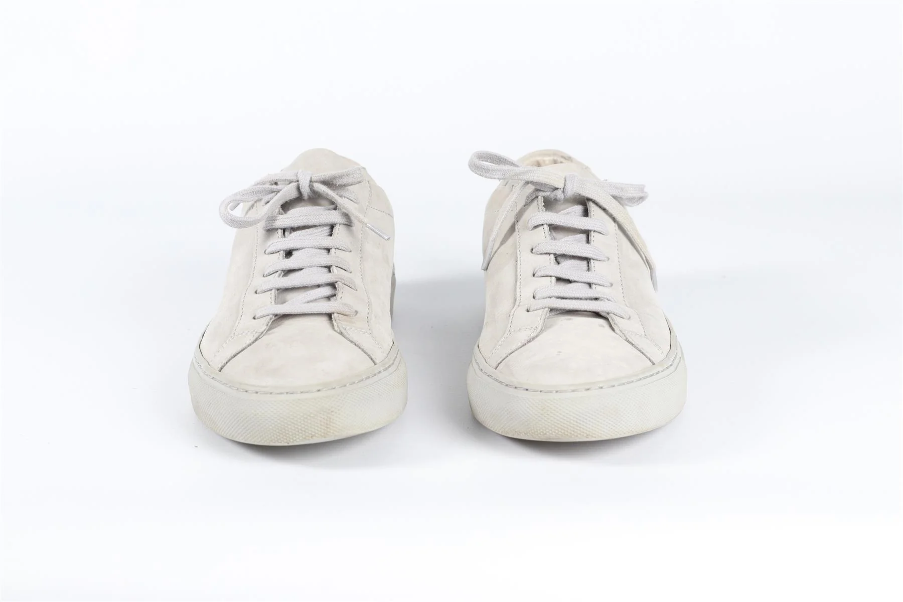 COMMON PROJECTS GREY SUEDE SNEAKERS - Image 3