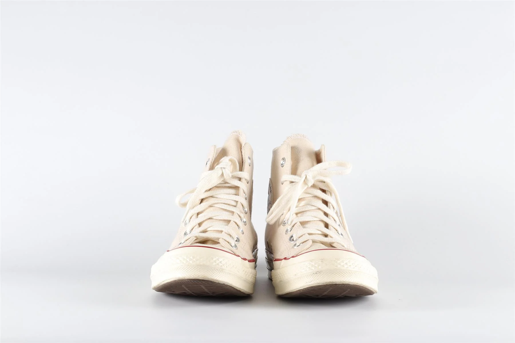 CONVERSE CREAM MEN'S CANVAS SNEAKERS EU 42 UK 8 US 9 - Image 3