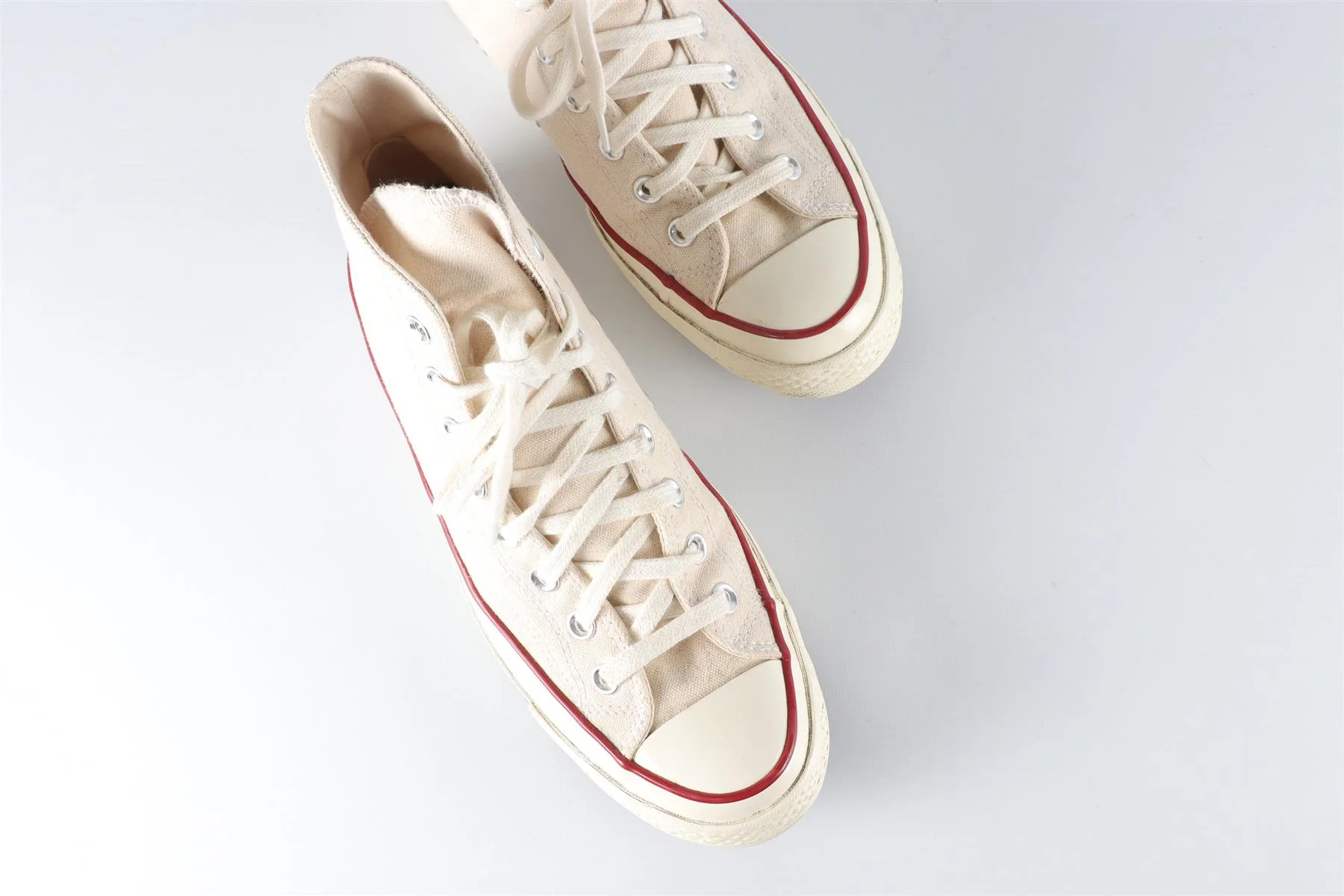 CONVERSE CREAM MEN'S CANVAS SNEAKERS EU 42 UK 8 US 9 - Image 4