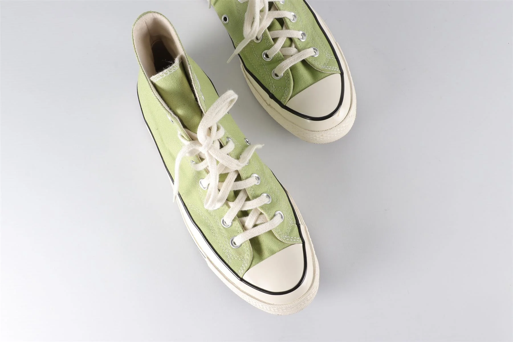 CONVERSE GREEN MEN'S CANVAS SNEAKERS EU 42 UK 8 US 9 - Image 4