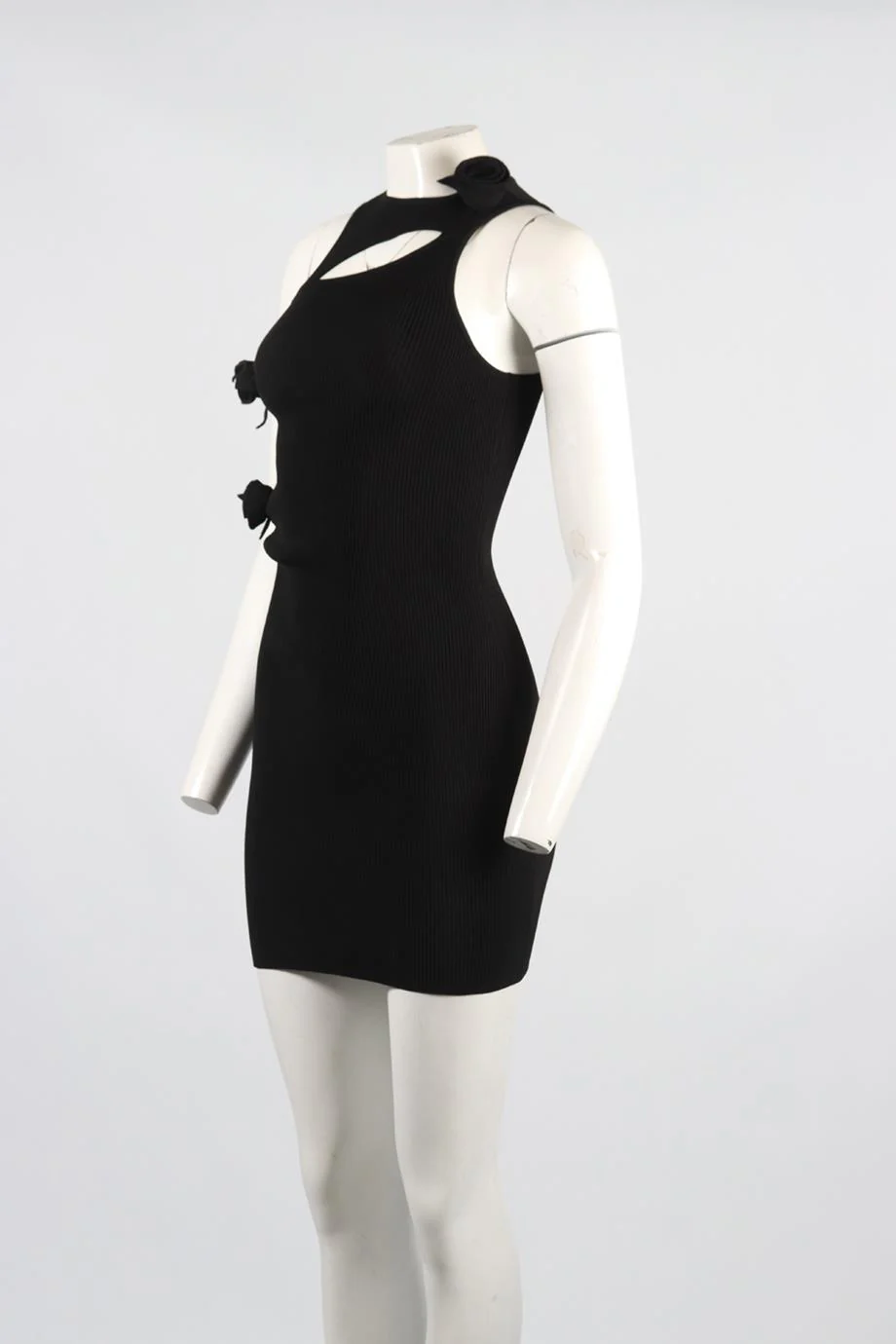 COPERNI RIBBED KNIT MINI DRESS XSMALL - Image 3