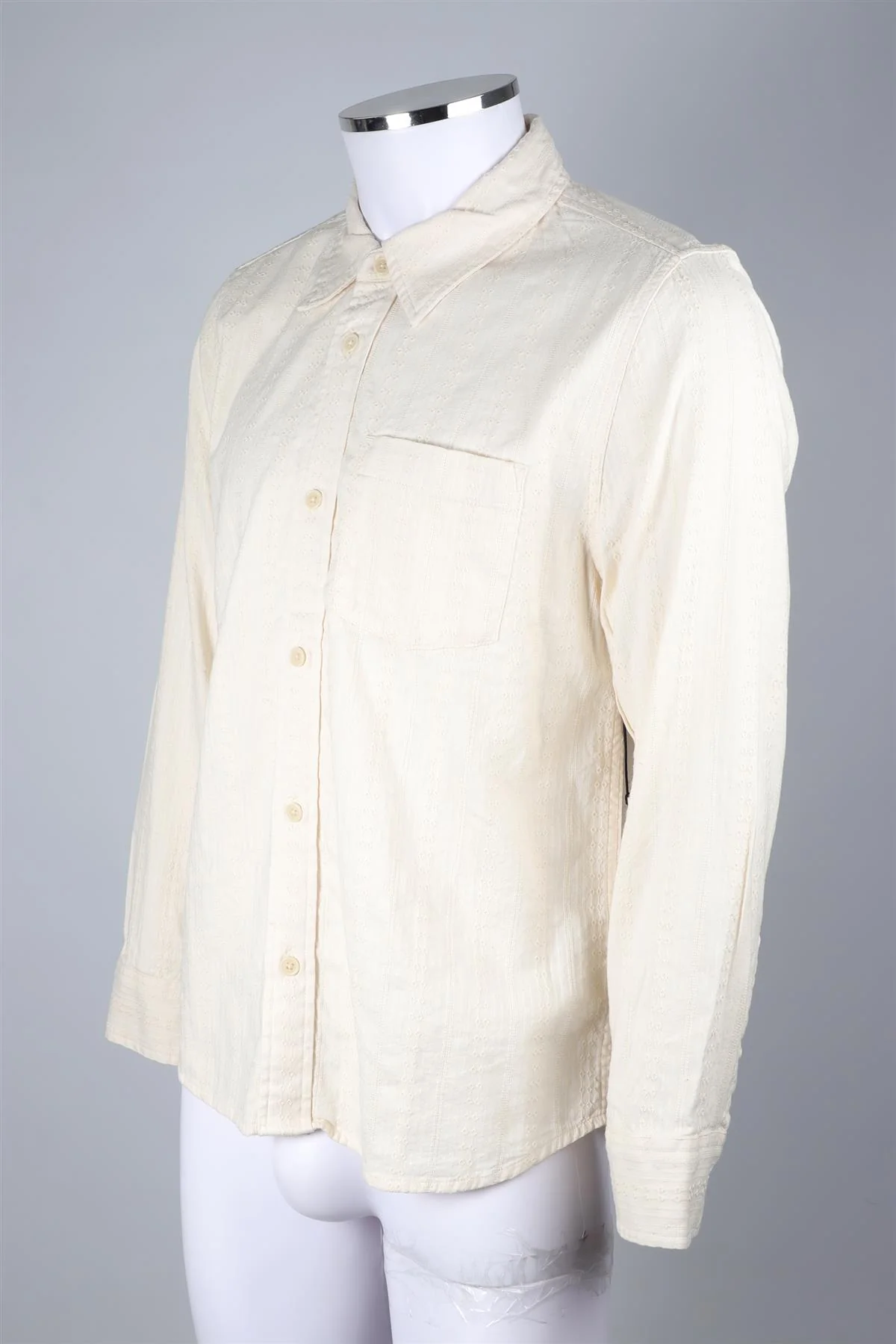 CORRIDOR CREAM MEN'S COTTON SHIRT MEDIUM - Image 3