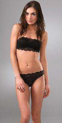 COSABELLA BLACK THEA PADDED BANDEAU BRA 32D - Image 2
