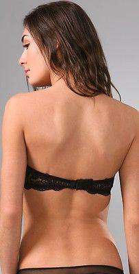 COSABELLA BLACK THEA PADDED BANDEAU BRA 32D - Image 4