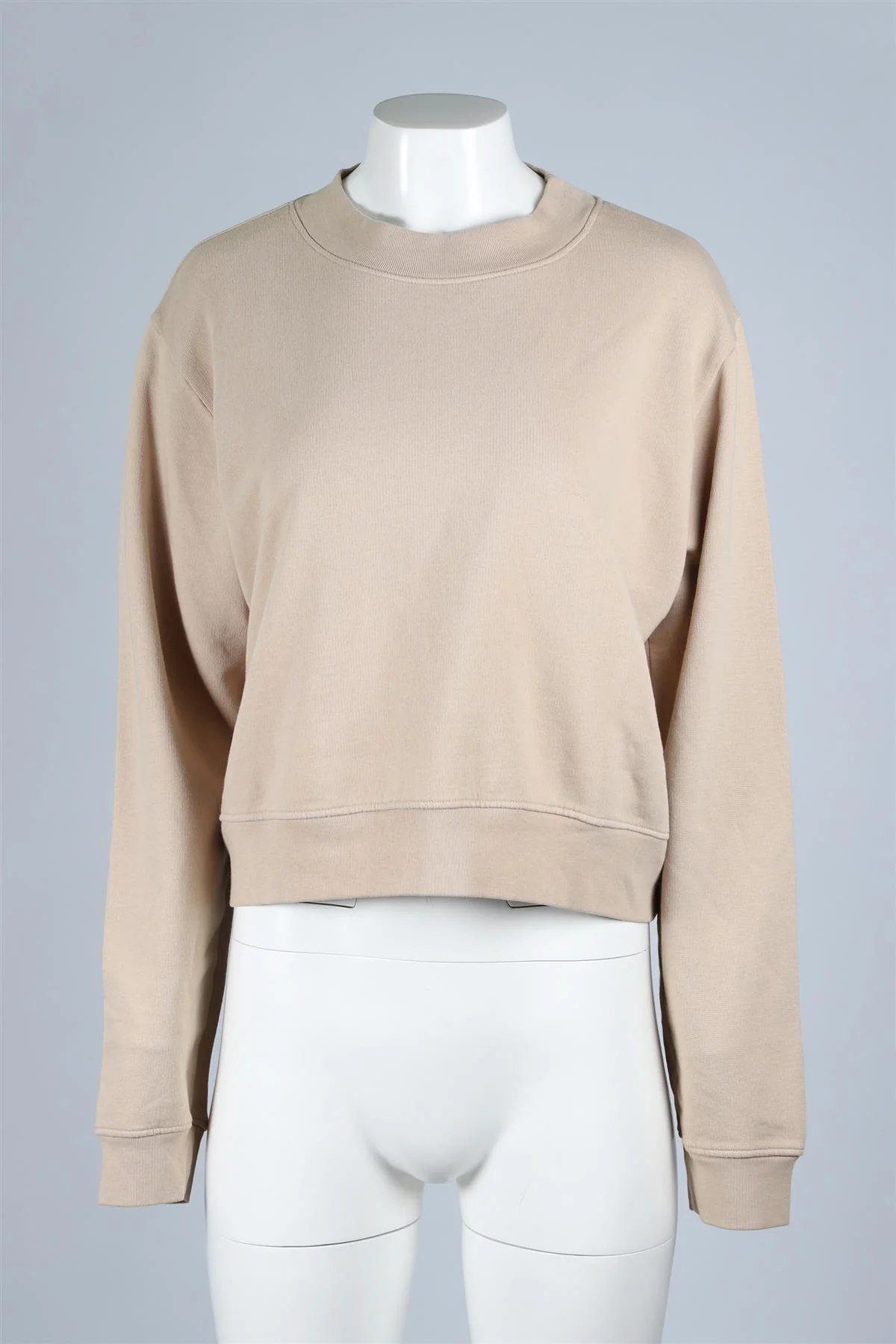 COTTON CITIZEN BEIGE COTTON SWEATSHIRT LARGE - Image 2