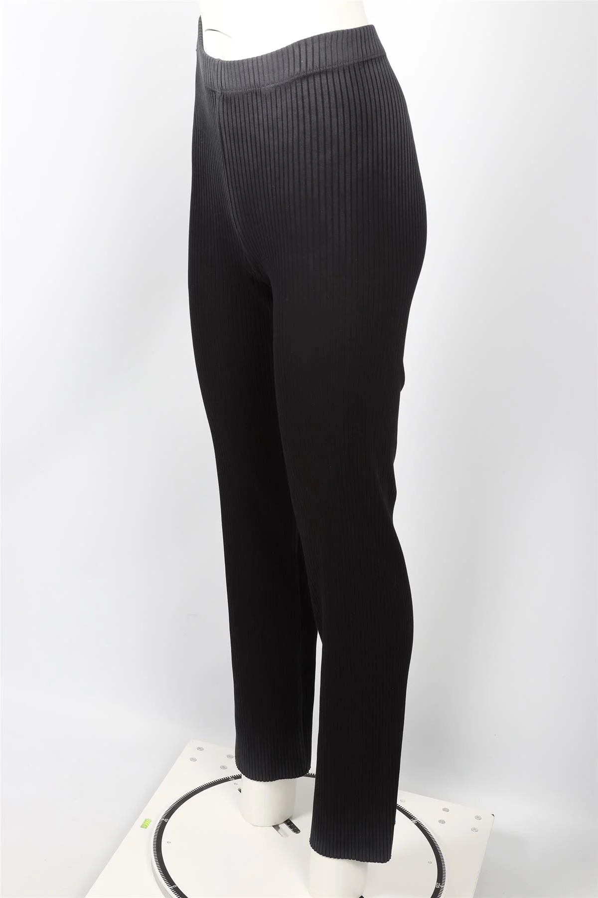 COTTON CITIZEN BLACK AND GREY COTTON STRAIGHT LEG PANTS SMALL - Image 3