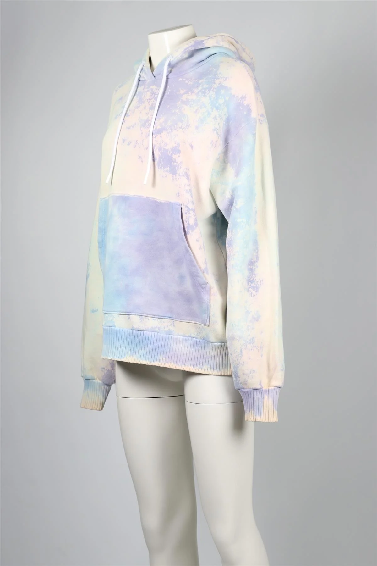 COTTON CITIZEN BLUE AND PURPLE COTTON HOODIE MEDIUM - Image 3