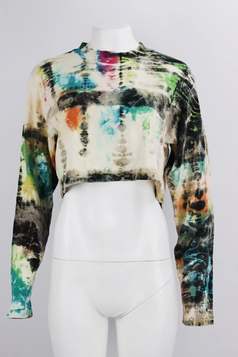 COTTON CITIZEN CROPPED TIE DYED COTTON TOP MEDIUM - Image 2