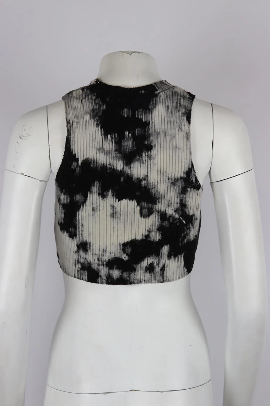 COTTON CITIZEN CROPPED TIE DYED RIBBED COTTON TOP SMALL - Image 4