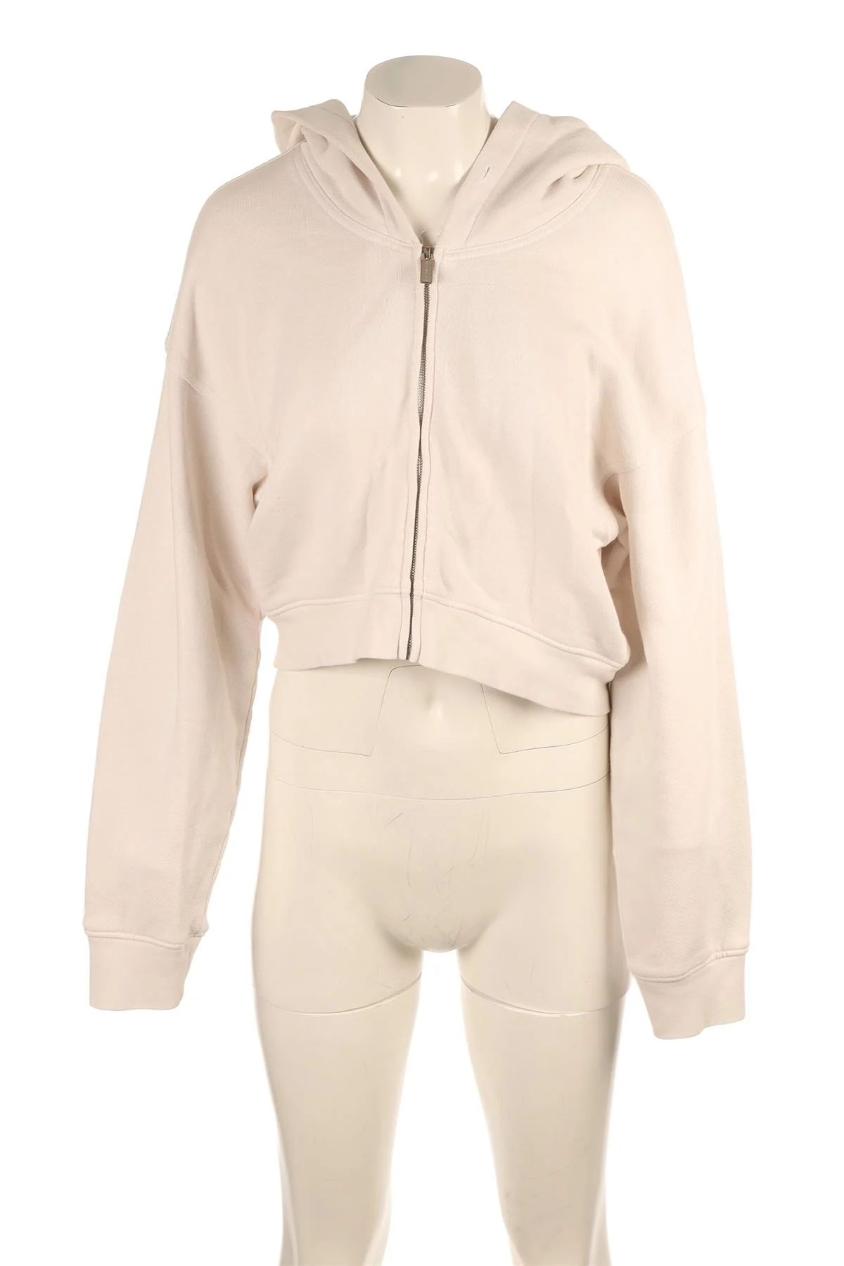 COTTON CITIZEN ECRU COTTON HOODIE SMALL - Image 2