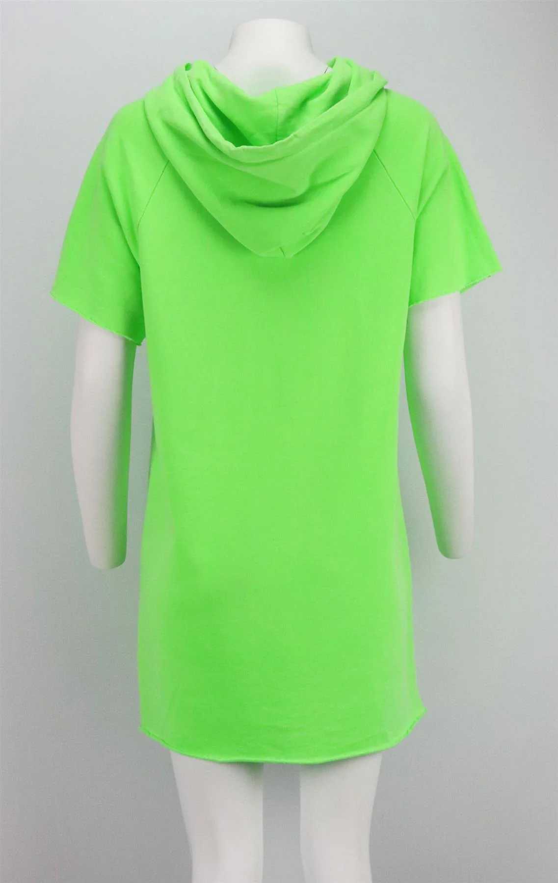 COTTON CITIZEN HOODED COTTON TERRY MINI DRESS MEDIUM - Image 4