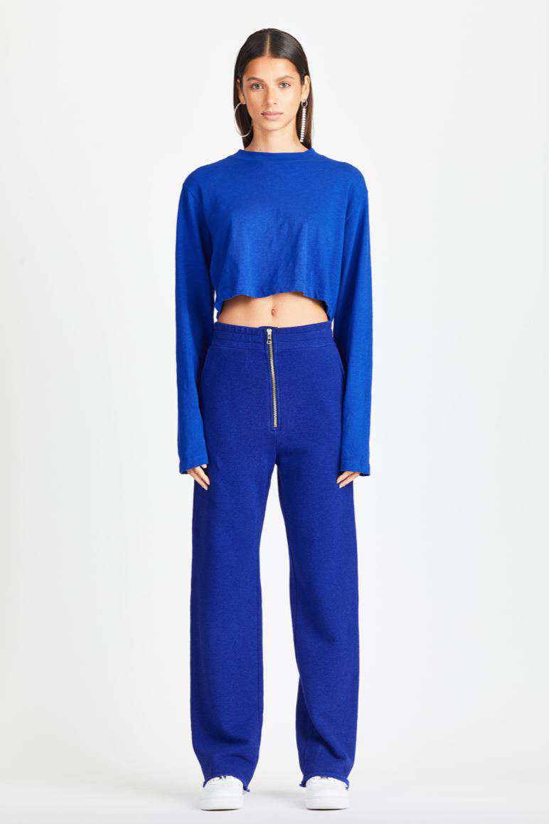 COTTON CITIZEN MANHATTAN HIGH-WAISTED TROUSERS MEDIUM